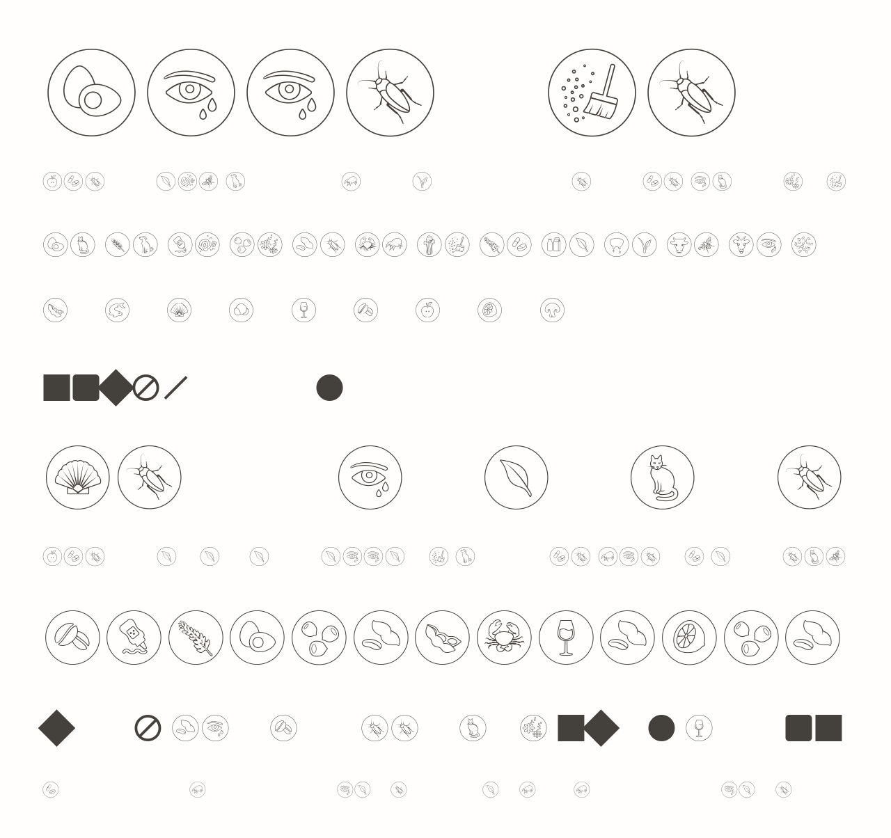 Шрифт Allergen Шрифт Allergen