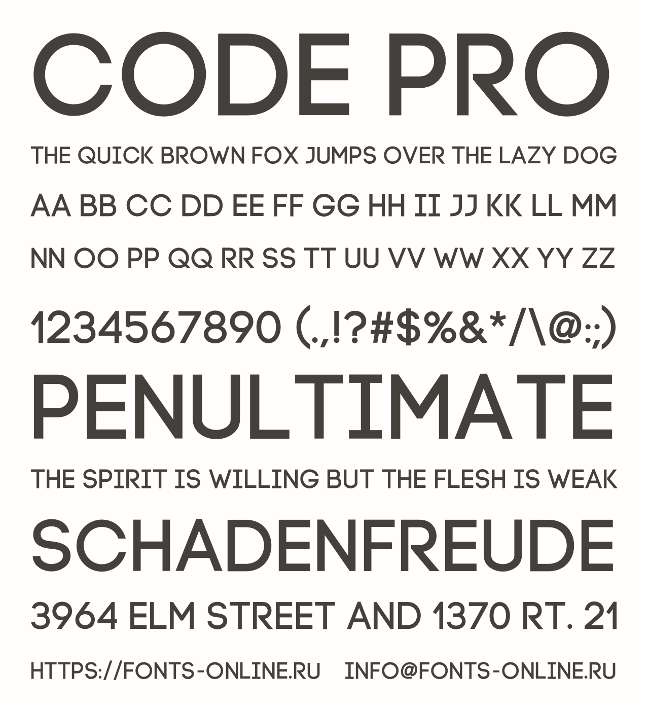 Code Pro шрифт. Coding shrift.