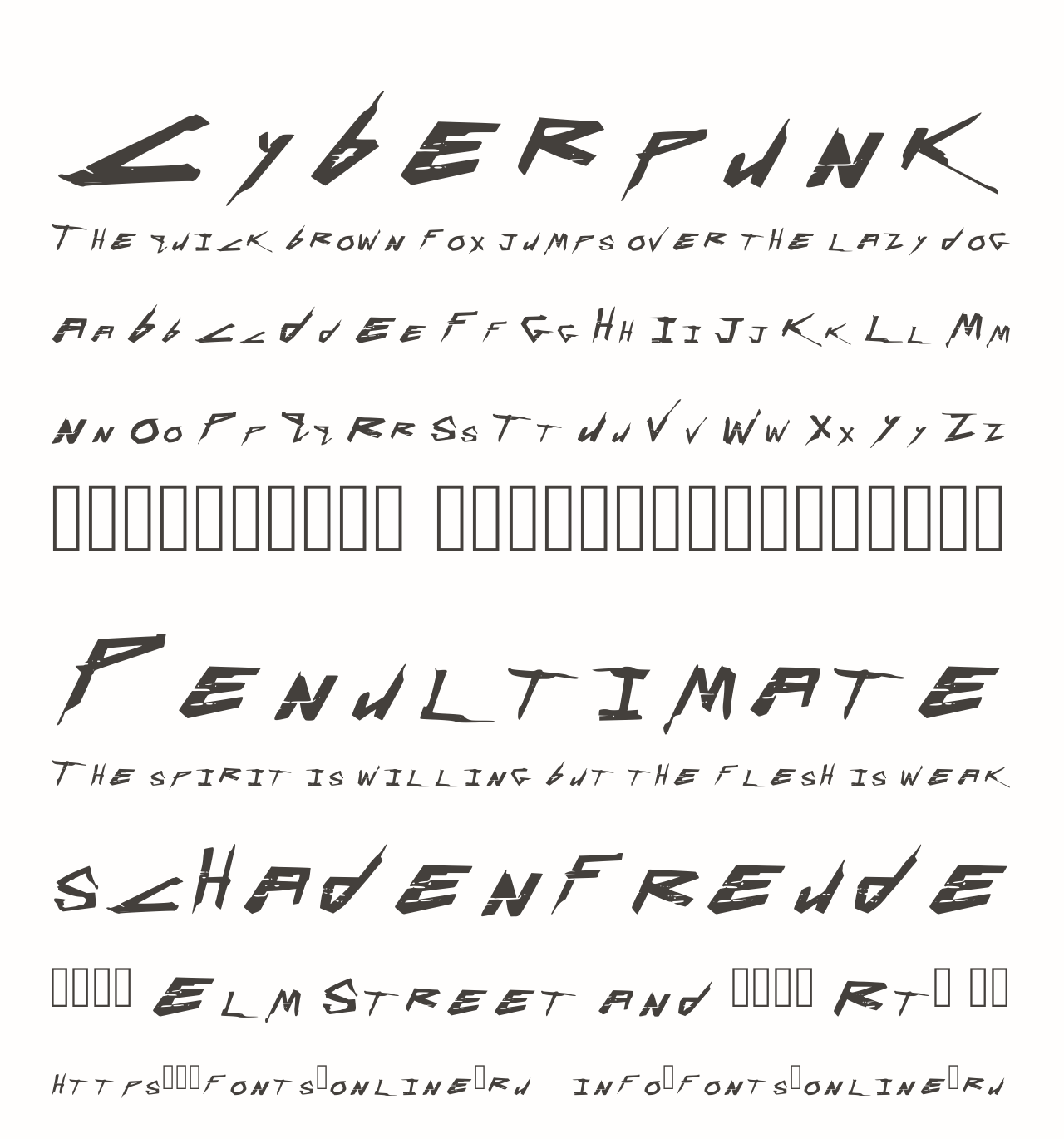 Cyberpunk font кириллица фото 13