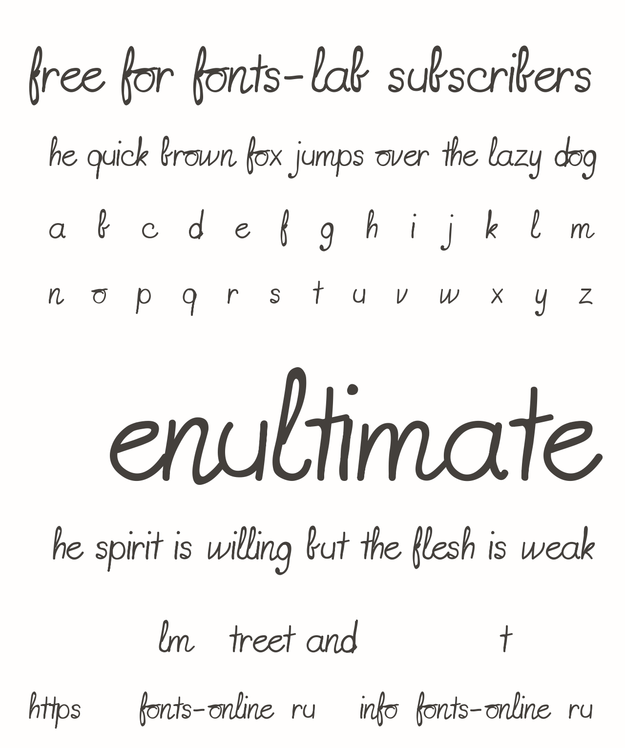 Шрифт free for fonts-lab subscribers Шрифт free for fonts-lab subscribers