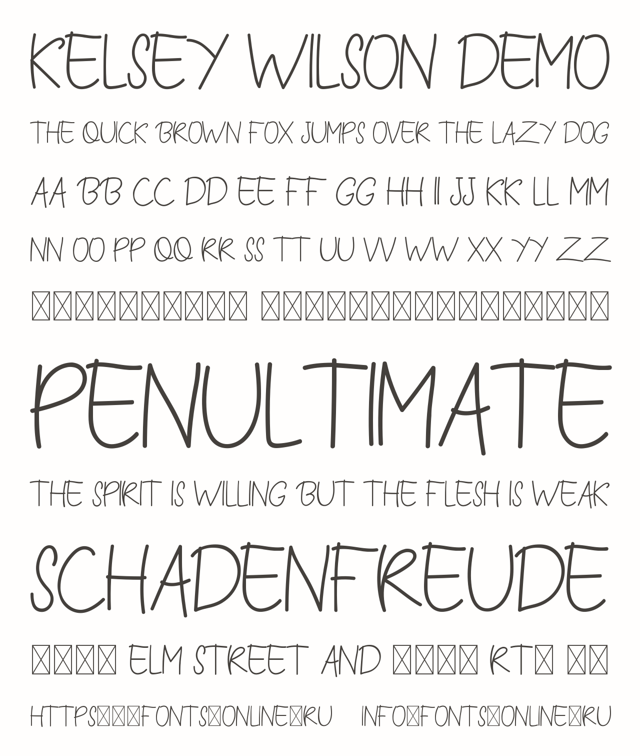 Шрифт Kelsey Wilson Demo Шрифт Kelsey Wilson Demo