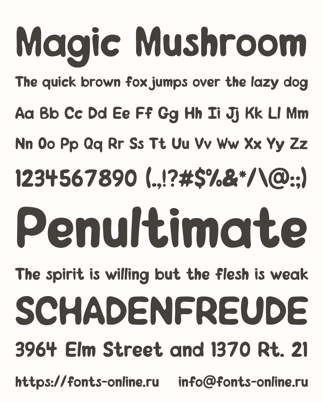 Magic fonts