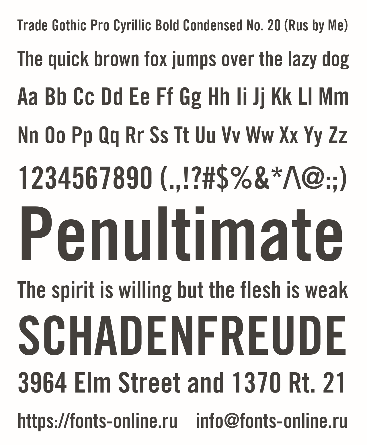 Шрифт Trade Gothic Pro Cyrillic Bold Condensed No. 20 (Rus by Me) Шрифт Trade Gothic Pro Cyrillic Bold Condensed No. 20 (Rus by Me)
