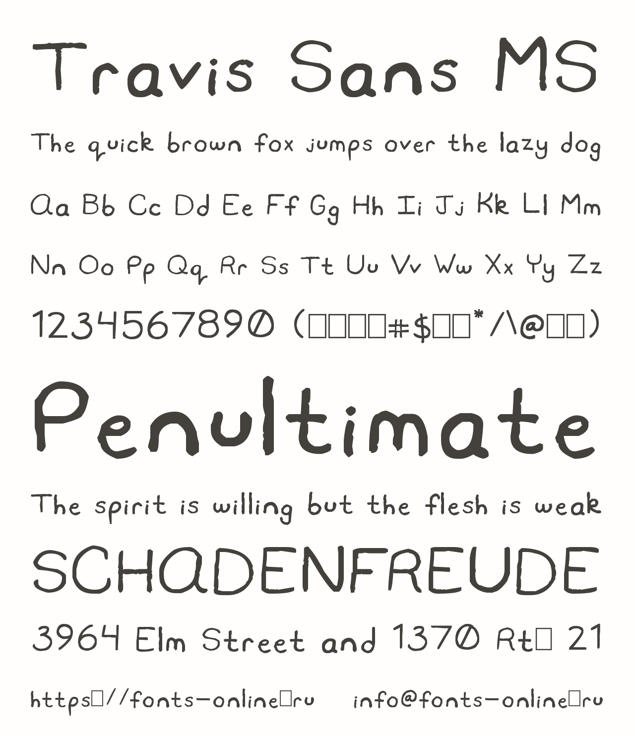 Ms font