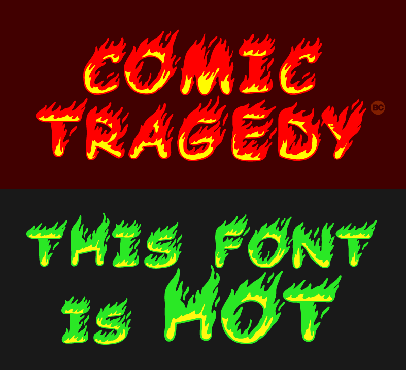 Шрифт bad comic