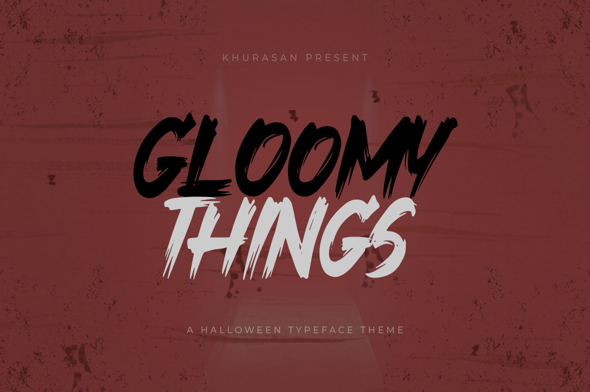 Gloomy Things шрифт